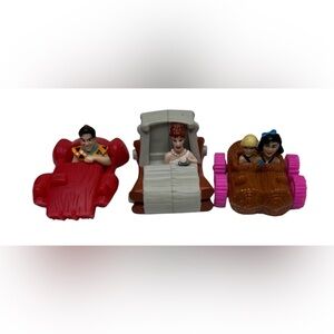 Vintage 1994 Flintstones Set of 3 Cars